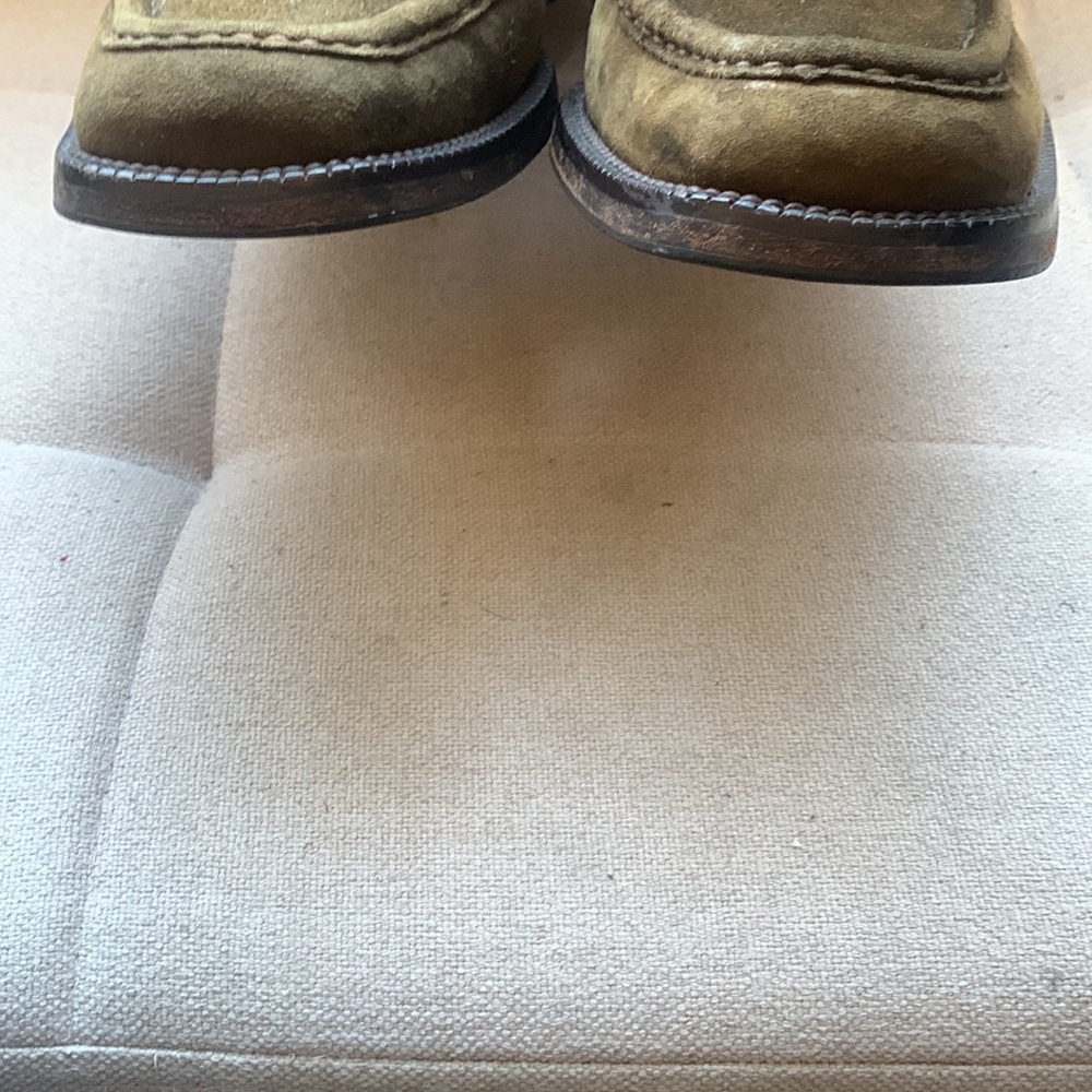 City Slicker Men's Brown Suede Shoes with Horsebit Size 10 SB11 - Picture 11 of 15